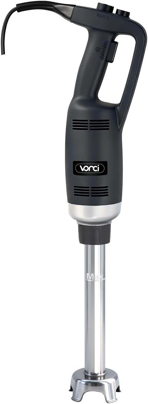 VONCI 350W Commercial Immersion Blender, Light Duty Hand Blender, Variable Speed 6000-20000RPM, 12' Detachable Shaft.