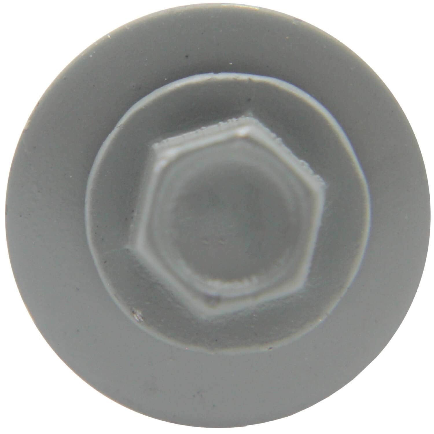 Metal Roofing Screw: (250) 12 x 1-1/2' Light Gray Hex Sheet Metal Roof Screw. Sharp Point Metal to Wood siding Screws. 5/8' EPDM Washer.