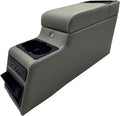31515 Deluxe Locking Center Console for Jeep CJ-5 1976-1983, CJ-7 1976-1986, Wrangler YJ 1987-1995 Grey