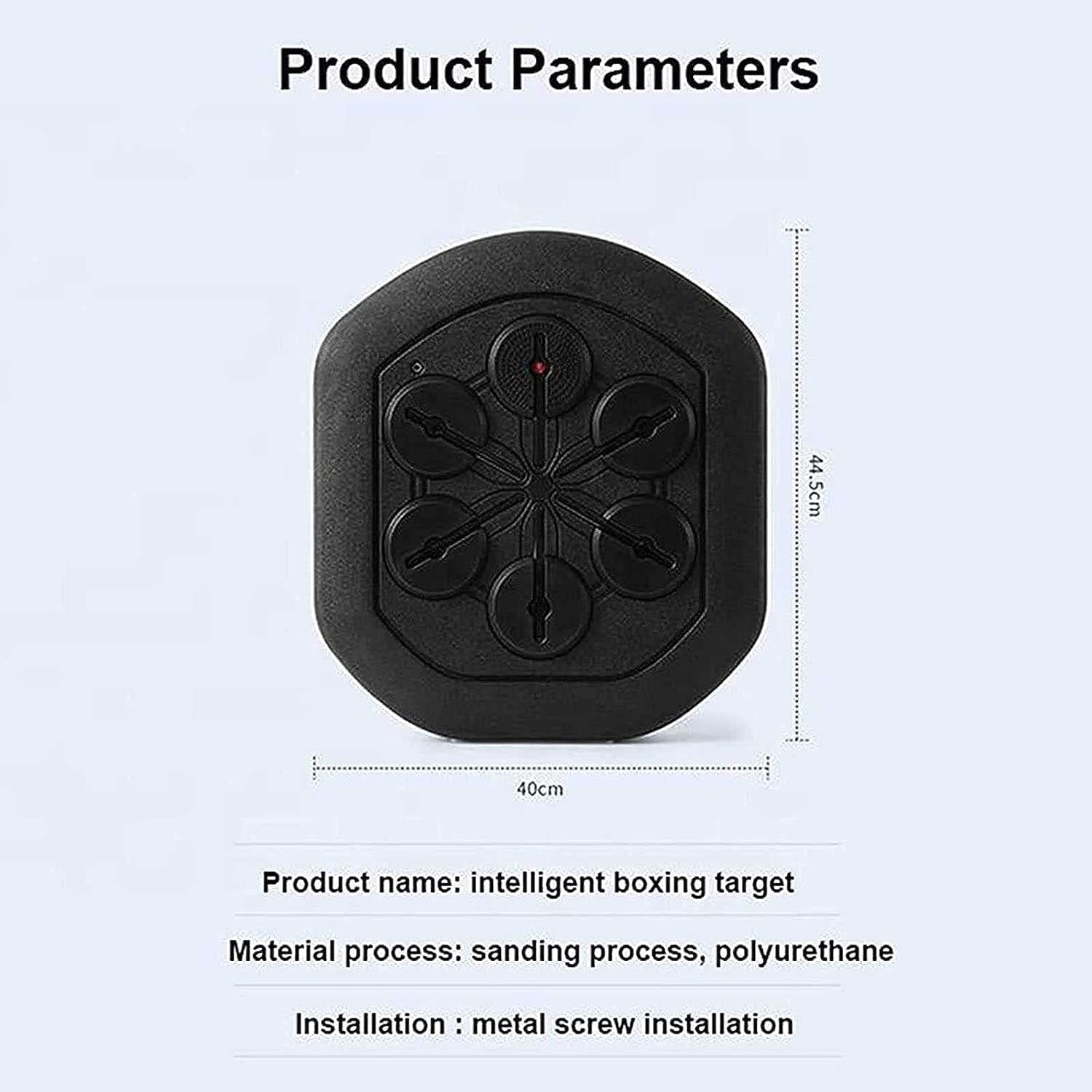 Music Boxing Machine, Musical Boxinghine, Boxing Reaction Target Boxinghine, Rechargeable Connected Boxing Equipment, Children and Adults