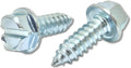 BoltsandNuts.com 2000 Pieces 1/4x3/4 Bulk Slotted Hex Washer Head Self Tapping Car Dealership License Plate Screws American