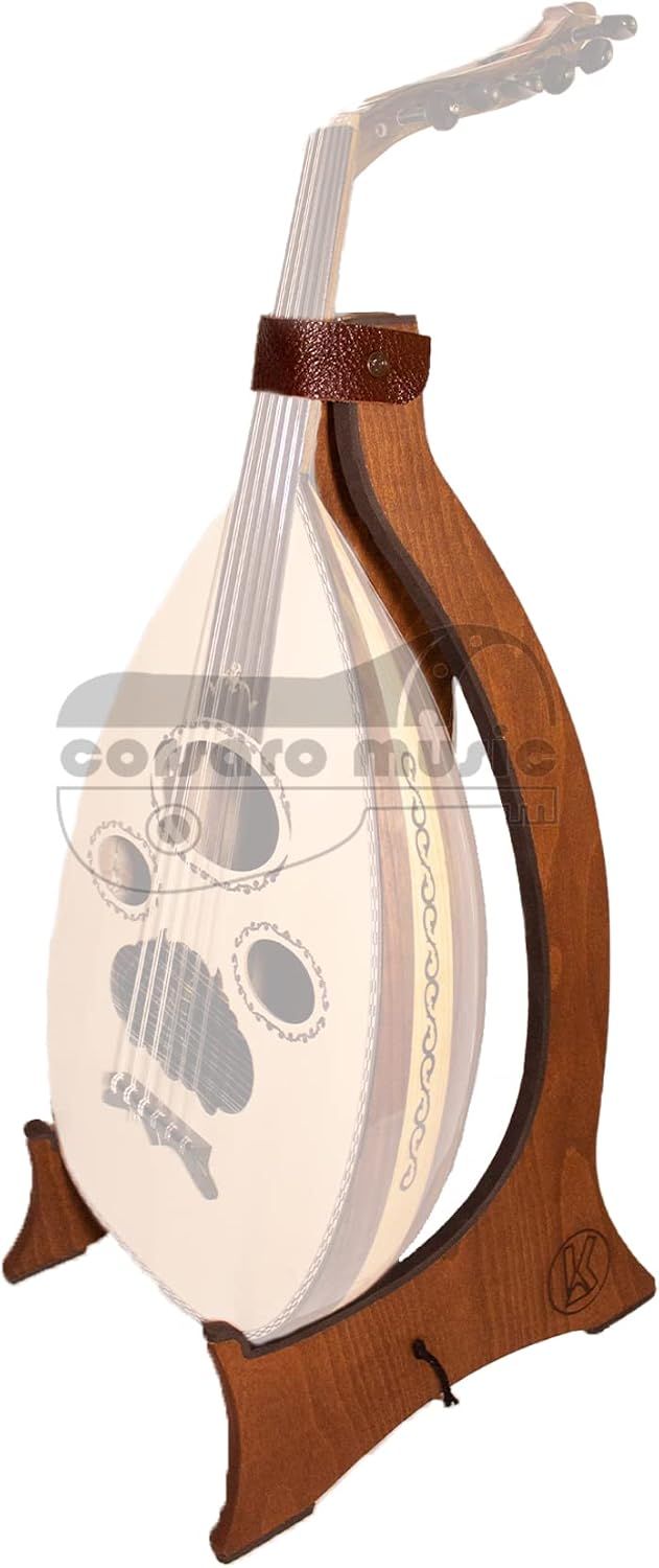 Walnut Stand for Ouds Elegant Portable & Foldable (Fits all Turkish and Arabic Ouds)