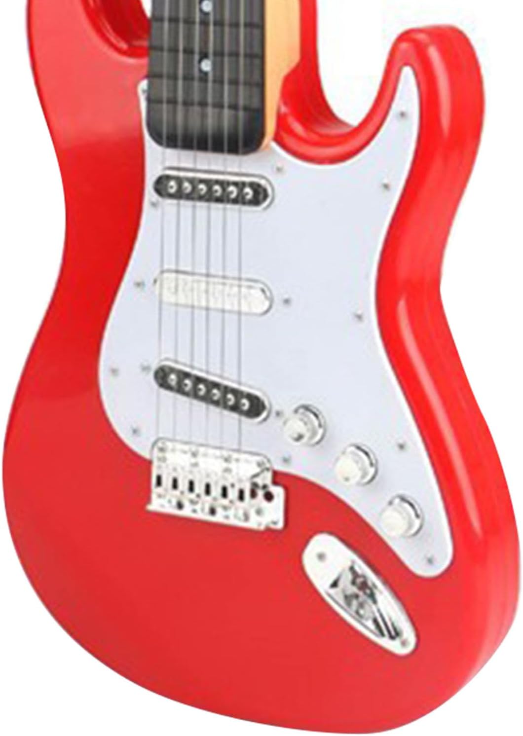 Alomejor Kids Electric Guitar Toy, Multiple Functions Music Toys Guitar Musical Instrument Toys for 3 4 5 Year Old Kids (Red)