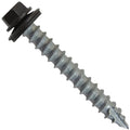 #14 Metal Roofing Screws (500) Screws x 2' Dark Bronze Hex Head Sheet Metal Roof Screw. Self Starting/Tapping Metal to woodsheet Metal siding Screws with EPDM Washer. for Corrugated Roofing