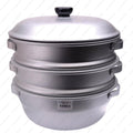 M.V. Trading ST50 3-Tier Aluminum Steamer, 20-Inch