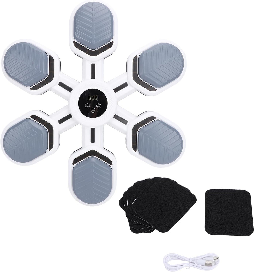 Diydeg Music Boxing Machine, Wall Mounted Smart Training Equipment with Enhanced 6 Target, for Home Office Gym Fitness Workout