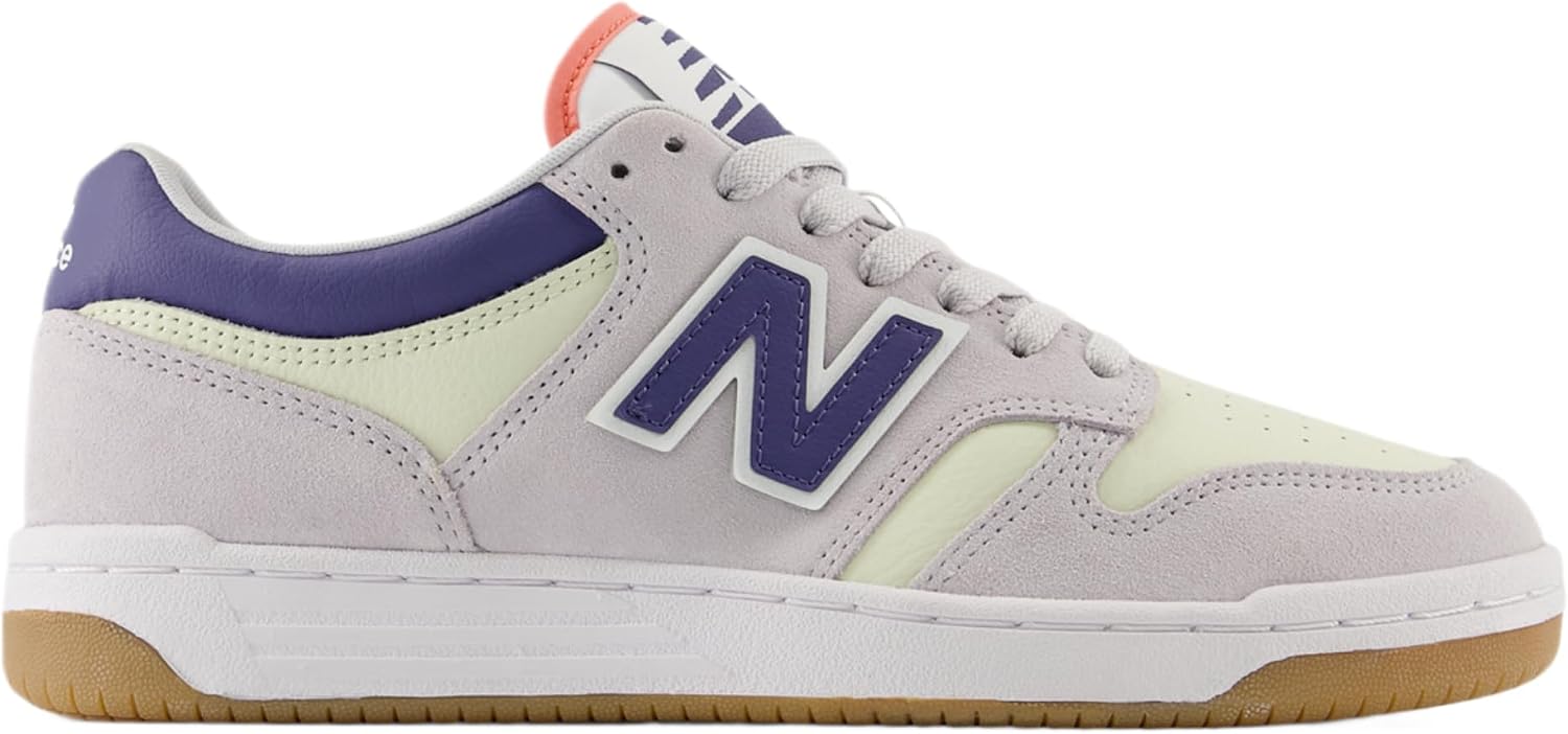 New Balance 480 Men's Court (BB480LPG) (Pearl Grey/Mineral/Dream State/Sunfade Red)