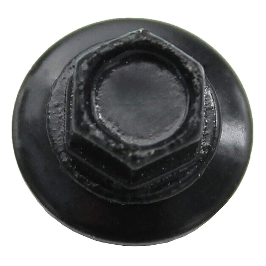 #14 Metal Roofing Screws: (1000) Screws x 1' Black Hex Head Sheet Metal Roof Screw. Self Starting/Tapping Metal to Wood Sheet Metal Screws with EPDM Washer. for Corrugated Roofing