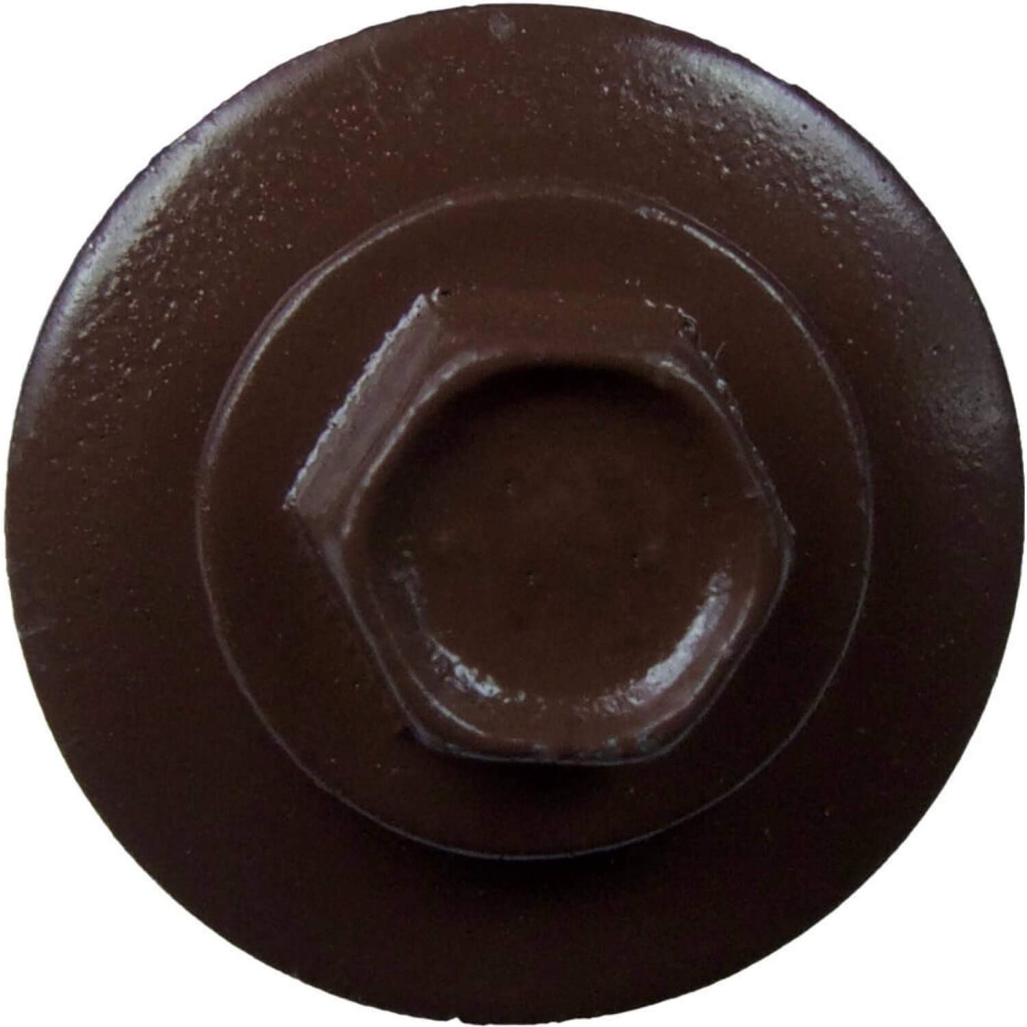 Metal Roofing Screw: (250) 12 x 1-1/2' DARK BROWN Hex ReGrip Sheet Metal Roof Screw. Sharp Point metal to wood siding screws. 5/8' EPDM washer.