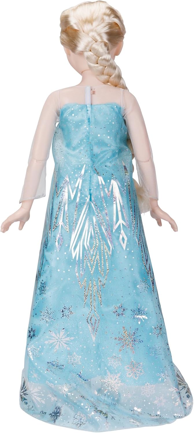Disney Frozen Elsa Doll, 100 Ice Powers, Light Up & Music Sounds, Stands 32 Inches Tall, Sings 'Let It Go', Great for Girls