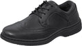 Orthofeet Men's Orthopedic Moreno Water-Repellent Leather Wingtip Oxford