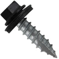 #14 Metal Roofing Screws: (1000) Screws x 1' Black Hex Head Sheet Metal Roof Screw. Self Starting/Tapping Metal to Wood Sheet Metal Screws with EPDM Washer. for Corrugated Roofing