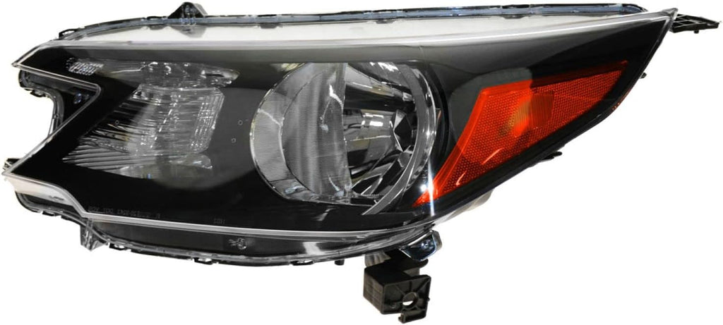 TRQ 2 Piece Headlight Assembly Set Driver & Passenger Side Compatible with Honda CR-V 2012-2014 HO2502148 HO2503148 33100T0AA01 33150T0AA01