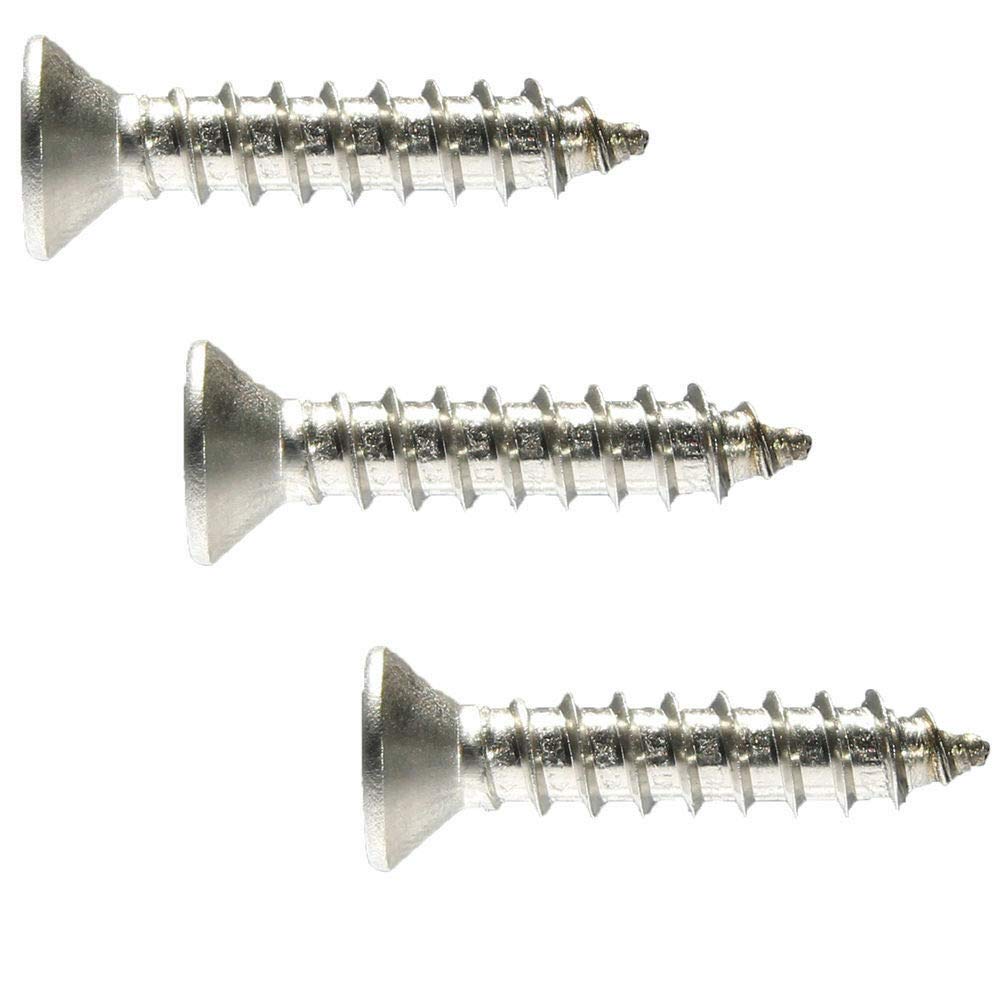 Phillips Flat Head Sheet Metal Screw 316 Stainless Steels #10X1-3/4'' 250 Pcs self Tapping Screws Metal B2B