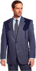Black Polyester Swedish Knit Blazer by Circle S