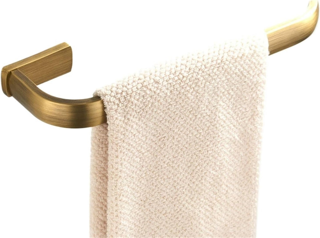 Brass Bathroom Accessories Hardware Set Toilet Paper Roll Holder Bath Towel Rail Ring Wall Mounted Robe Coat Hook(Towel Ring)