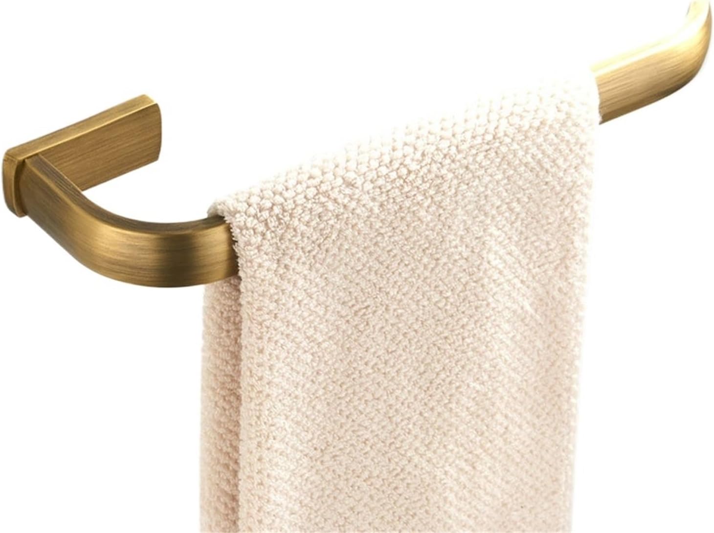 Brass Bathroom Accessories Hardware Set Toilet Paper Roll Holder Bath Towel Rail Ring Wall Mounted Robe Coat Hook(Towel Ring)