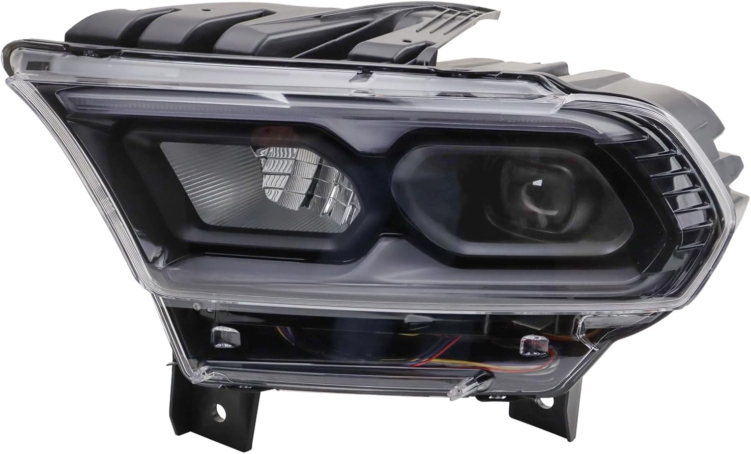 TRQ Driver & Passenger Side Headlight Assembly Set Headlights Driver & Passenger Side Compatible with 2021-2022 Dodge Durango CH2502345 CH2503345