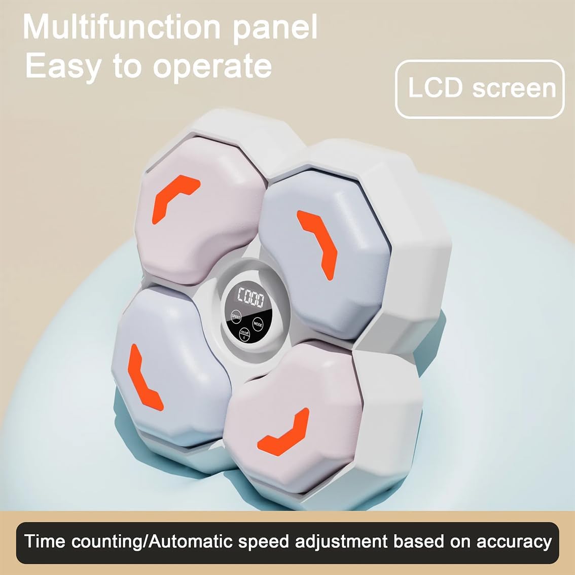 Wall Mounted Music Boxers Kids Boxing Machine Music Boxing Machine Smart Electronic Boxing Target Boxing Punch Equipment for Rhythm Training Improve Reflex Release