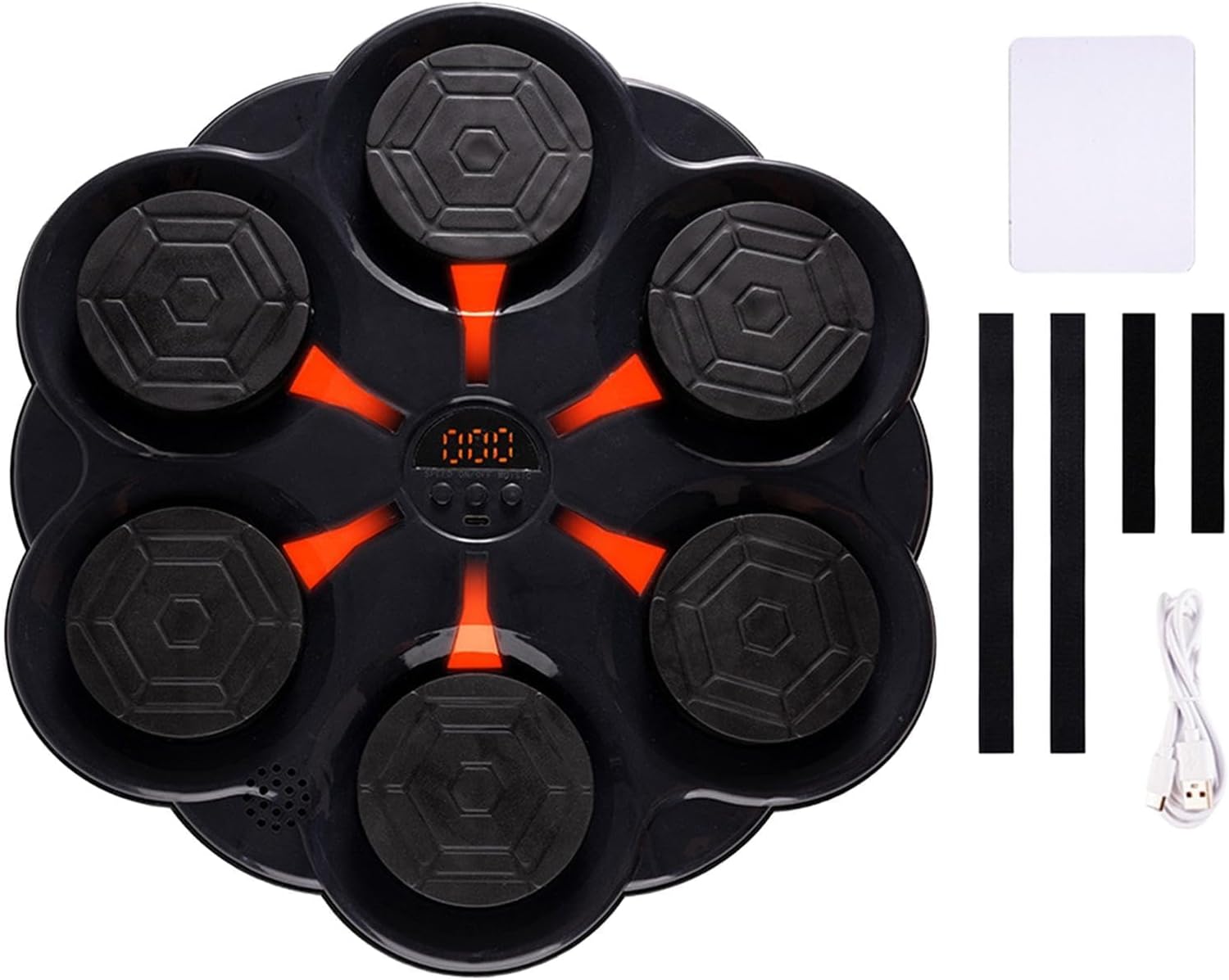Music Boxing Machine - Boxing Wall Mounting Machine Music Boxing Target | USB Charging Boxing Machine Music Boxing Target for Adults Kids Training Equipment for
