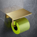 Bathroom Accessories Bathroom Shelf Towel Rack Paper Holder Toilet Brush Holder Towel Ranger Brushed Gold Brass Bath Hardware,Paper Holder B
