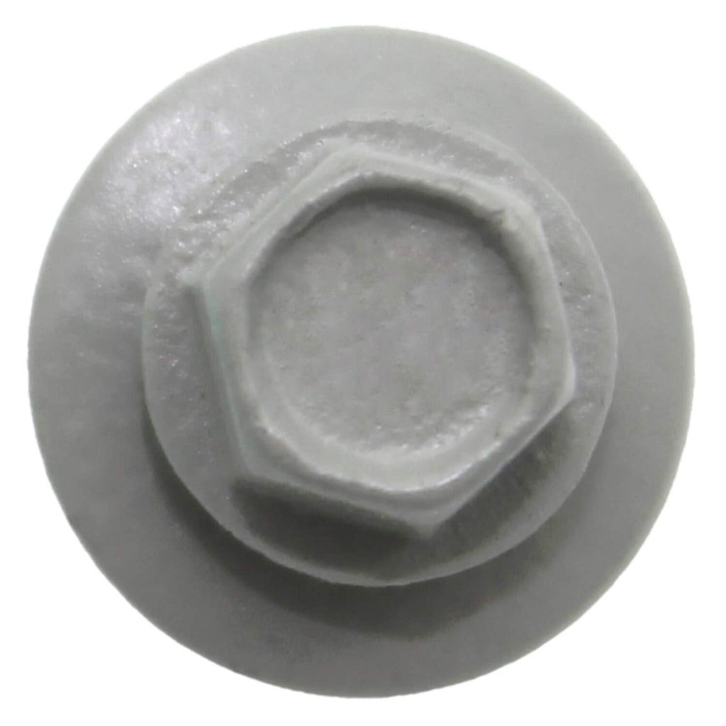 #10 Metal Roofing Screws: (750) Screws x 3' ABC Gray Hex Head Sheet Metal Roof Screw. Self Starting/Tapping Metal to Wood Sheet Metal siding Screws. EPDM Washer. for Corrugated Roofing