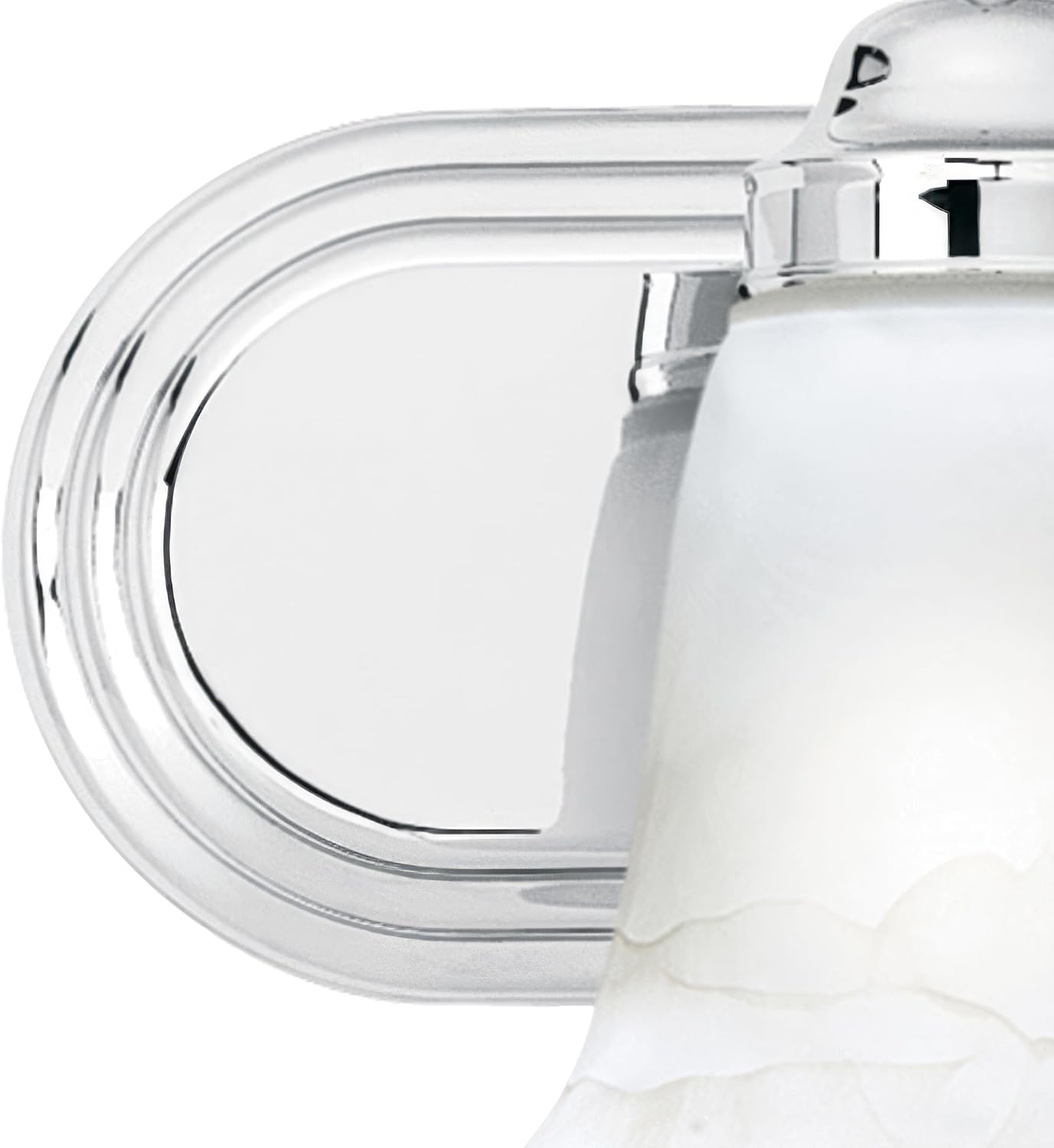 Elk Home Homestead Bathroom Vanity Light, 4-Light Traditional Fixture, Chrome with Alabaster Glass Shade, 30 Inch Wide