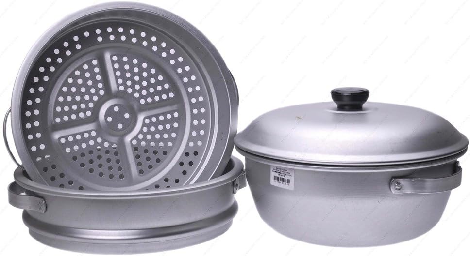 M.V. Trading ST50 3-Tier Aluminum Steamer, 20-Inch