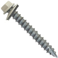 #14 Metal Roofing Screws (500) Screws x 2' Light Stone Hex Head Sheet Metal Roof Screw. Self Starting/Tapping Metal to woodsheet Metal siding Screws with EPDM Washer. for Corrugated Roofing