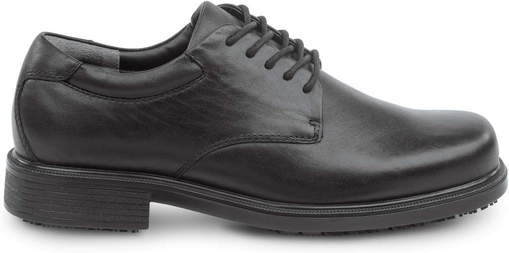 Rockport Works Men's, Huron, Black, Dress Style, MaxTrax Slip Resistant, Soft Toe Work Shoe (11.5 W)