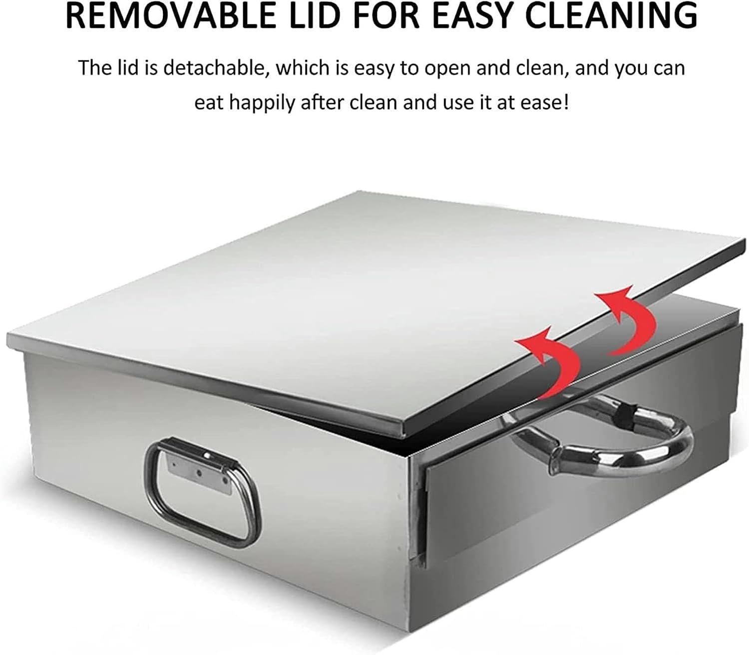 Rice Noodle Rolls Machine, Food Steamer with 3 Stainless Steel Trays -Household Cook Ware, Home Kitchen for Rice, Seafood and Buns