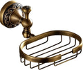 Bathroom Accessories Antique Brass Collection, Towel Ring, Paper Holder, Toilet, Coat Hook, Bath Rack, Soap Dish(Soap Basket)