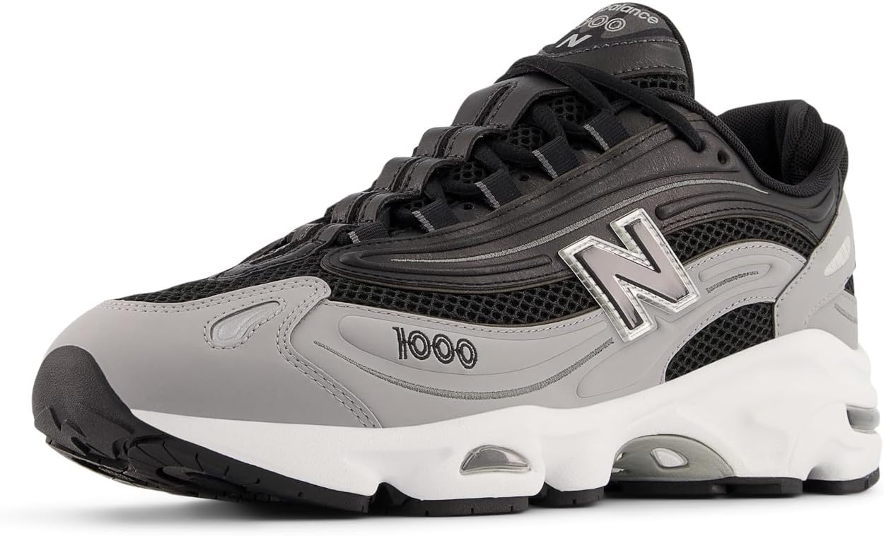 Classic 1000 Men's Black-Gray Suede by New Balance