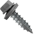#14 Metal Roofing Screws: (1000) Screws x 1' Slate Hex Head Sheet Metal Roof Screw. Self Starting/Tapping Metal to woodsheet Metal Screws with EPDM Washer. for Corrugated Roofing