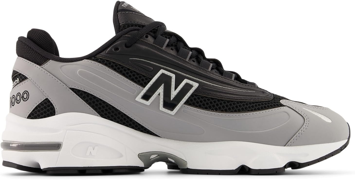 Classic 1000 Men's Black-Gray Suede by New Balance