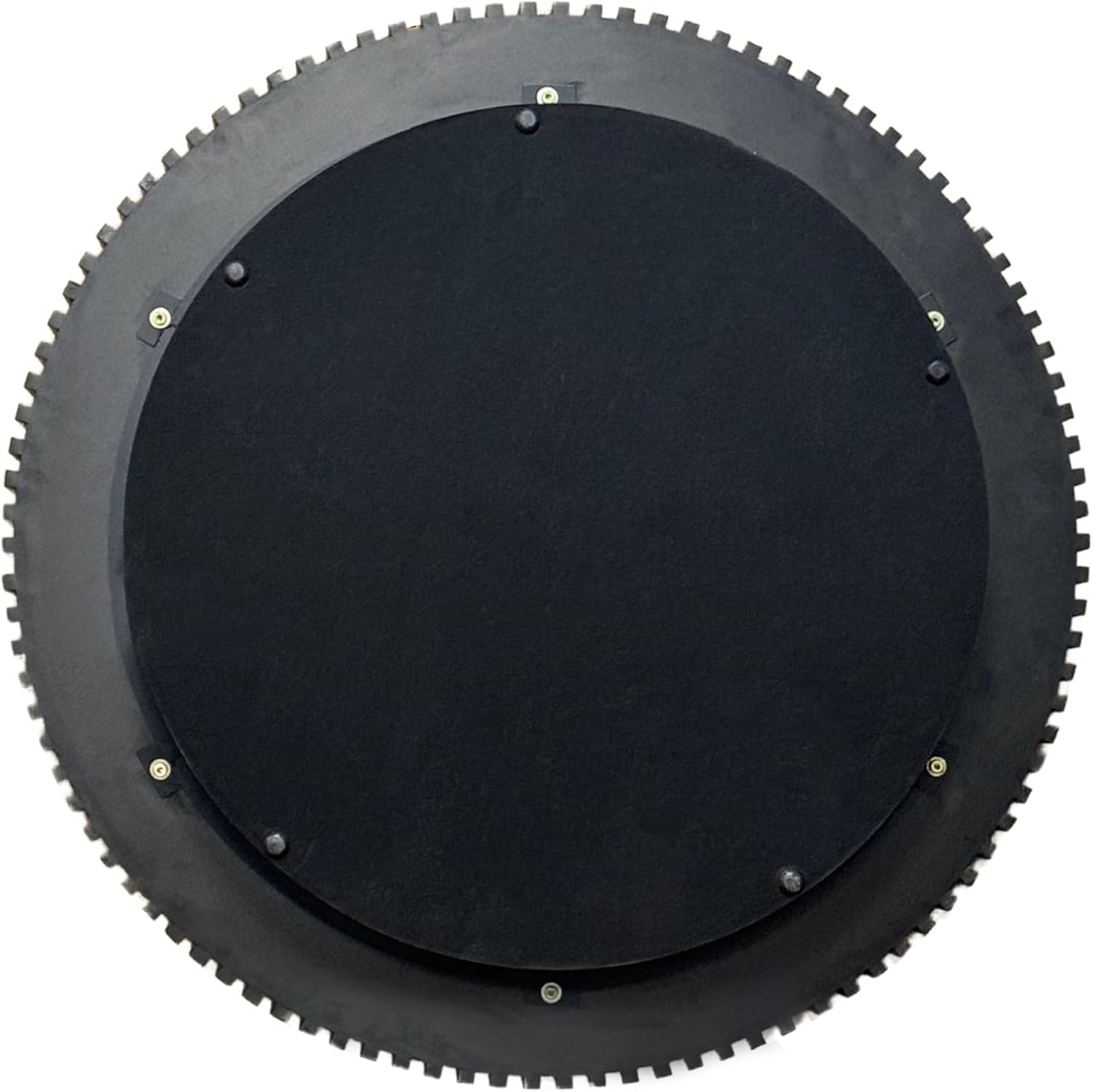 39.37' Round Coffee Table with Storage for Living Room Wood Coffee Table Contemporary Circle Center Table for Apartment, Easy Assembly, Black