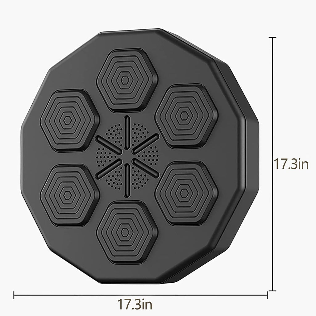Music Boxing Machine, Smart Boxing Training Gym Equipment Punching Machine, Wall Mount Electronic Boxing Trainer Pad for Home Workout Stress Relief