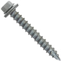 #14 Metal Roofing Screws: (500) Screws x 2' Light Gray Hex Head Sheet Metal Roof Screw. Self Starting/Tapping Metal to woodsheet Metal siding Screws with EPDM Washer. for Corrugated Roofing