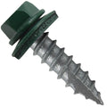 #14 Metal Roofing Screws: (1000) Screws x 1' Ivy/Forest Green Hex Head Sheet Metal Roof Screw. Self Starting/Tapping Metal to woodsheet Metal Screws with EPDM Washer. for Corrugated Roofing