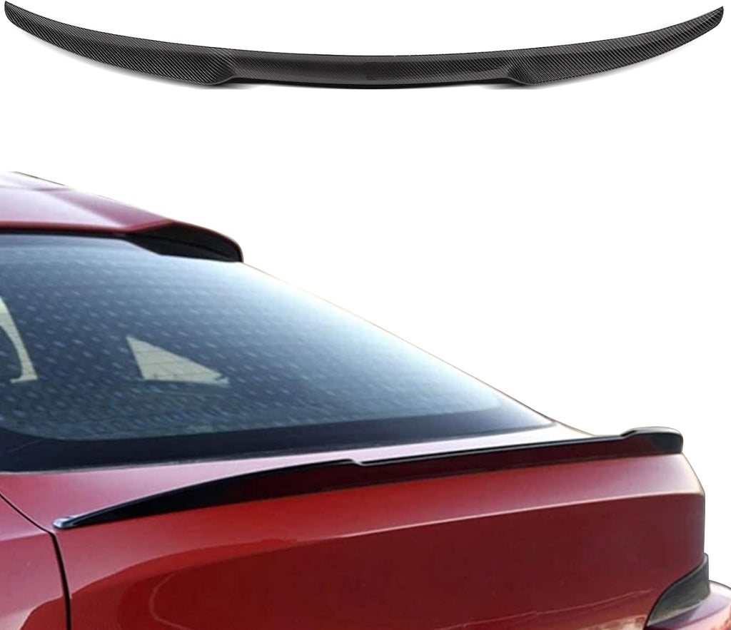 SCITOO Carbon Fiber Spoiler Wing Fits for 2018-2021 for BMW X4 G02 1PC Glossy Black Rear Trunk Spoiler Wing