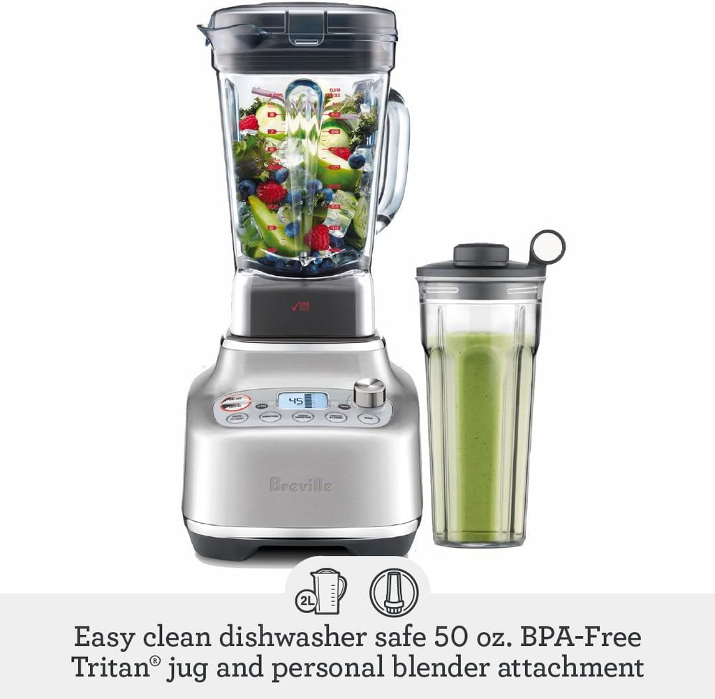 Breville BBL920BSS Super Q Home Blender, Brushed Stainless Steel