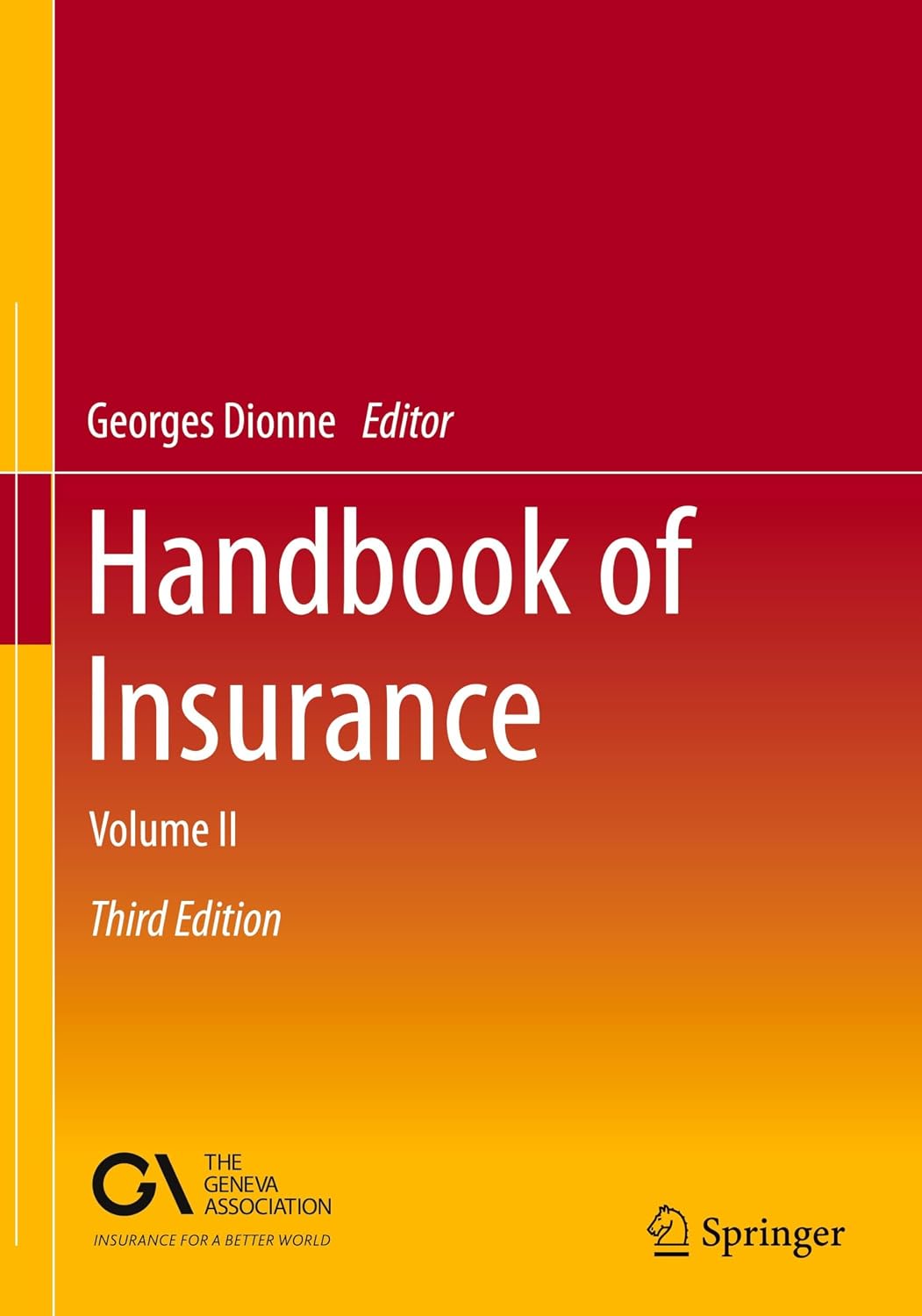 Handbook of Insurance: Volume II