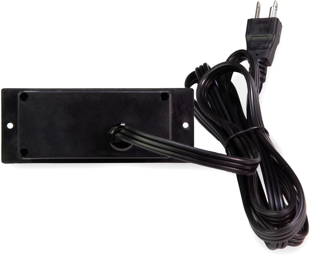 Recessed Power Strip Replacement USB Assembly, Leick Home Tables, Black - Design House, 931618