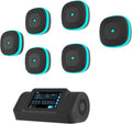 Split Music Boxing Machine, with Led Colored Lights Strip/Dual Channel Music Speakers,for Adults/Children Concentration Agility Training,6Target