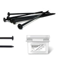 #12x7 Carbon Steel Roofing Screws - 500pc Phillips Truss Head Self Drilling Metal Screws for Sheet Metal Tools and Insulation Fastening