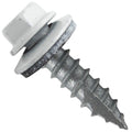 #14 Metal Roofing Screws: (1000) Screws x 1' Bright White Hex Head Sheet Metal Roof Screw. Self Starting/Tapping Metal to woodsheet Metal Screws with EPDM Washer. for Corrugated Roofing