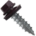 #14 Metal Roofing Screws: (1000) Screws x 1' Burgundy Hex Head Sheet Metal Roof Screw. Self Starting/Tapping Metal to woodsheet Metal Screws with EPDM Washer. for Corrugated Roofing