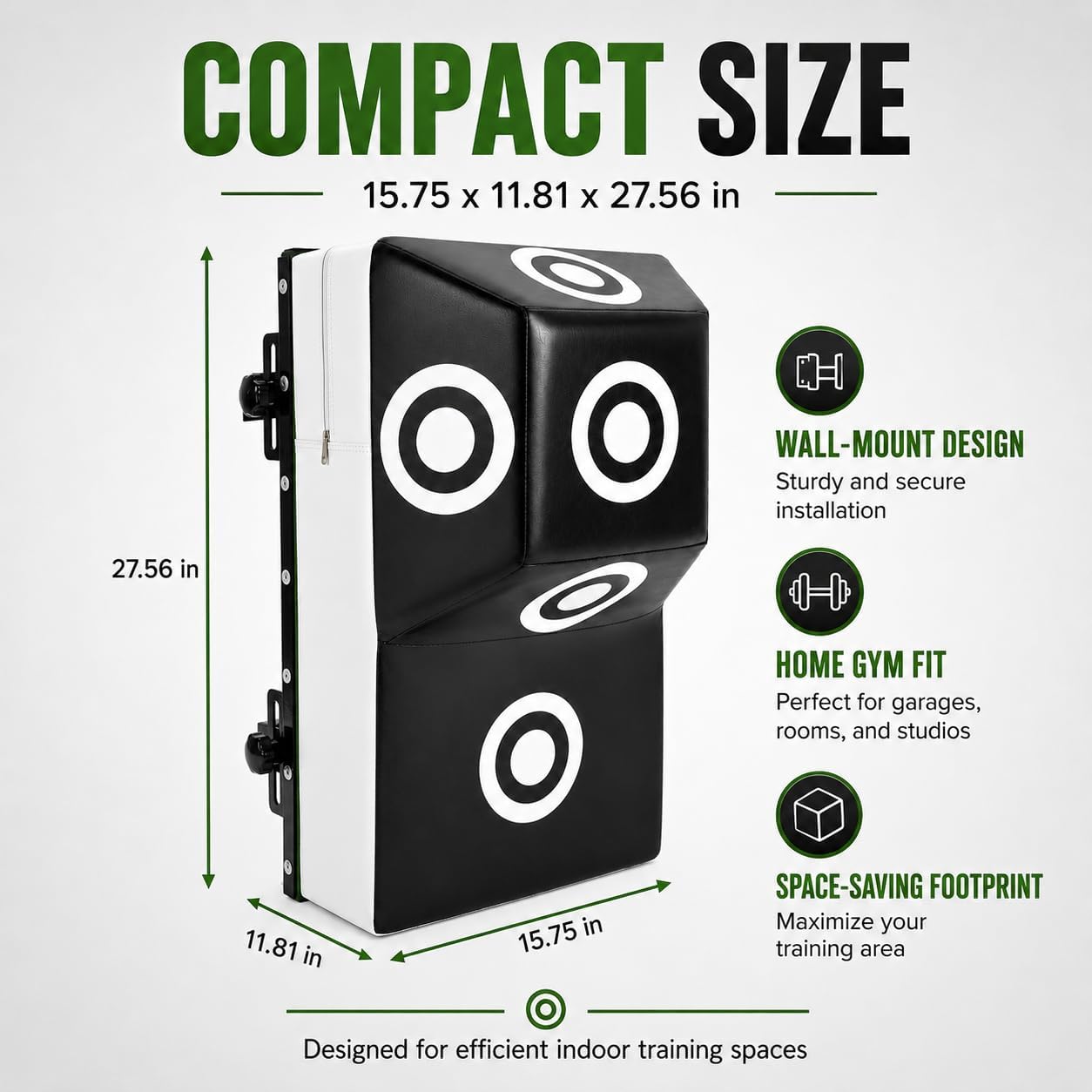 Wall Mount Boxing Training Bag - Uppercut Boxing Training Punching Target - Heavy Punching Bag for Adults for Bedroom/Living Room/Gym