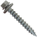 #14 Metal Roofing Screws (750) Screws x 1-1/2' Pewter Gray/Slate Gray Hex Head Sheet Metal Roof Screw-Self Starting/Tapping Metal to Wood Sheet Metal siding-EPDM Washer-for Corrugated Roofing