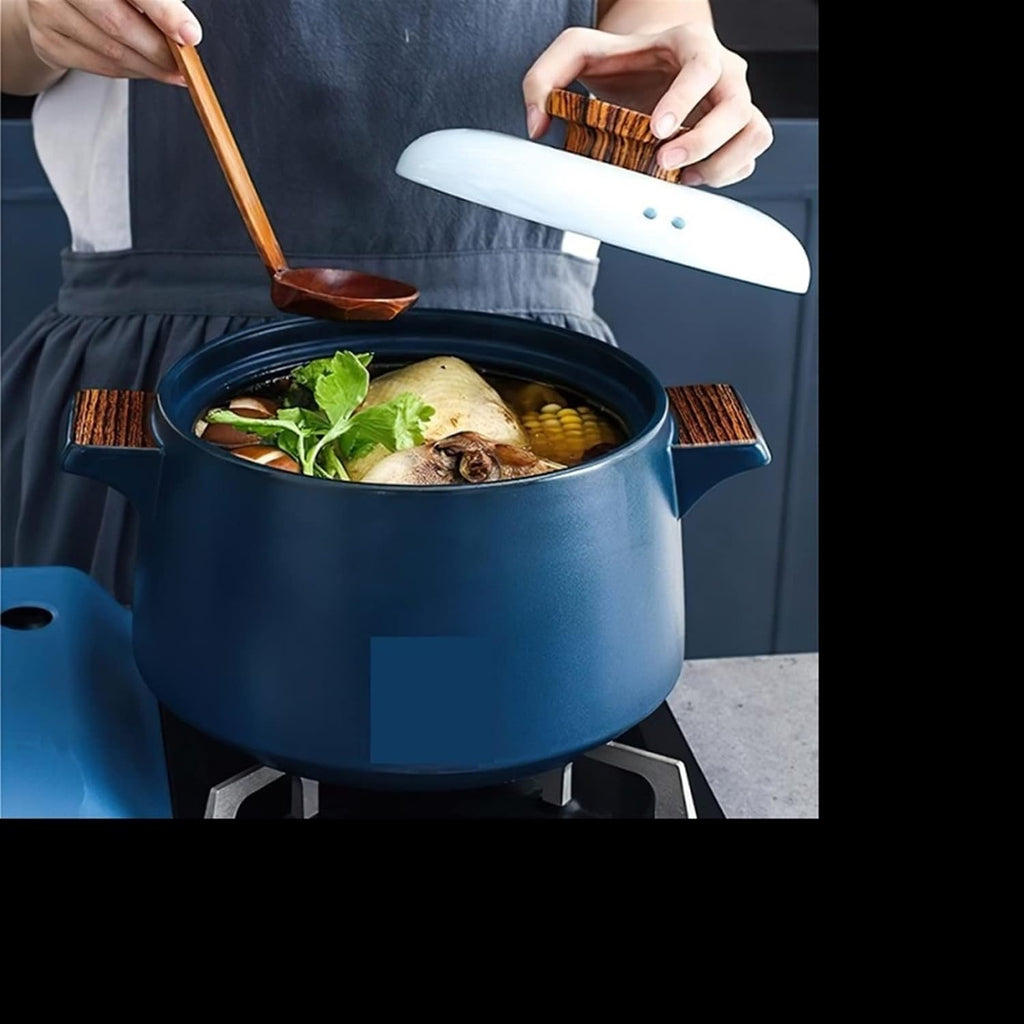 Cooking pots Ceramic Casserole Soup Pot Stew Pot Blue Frying Pan Household Cooking Appliances Kitchen Cooker